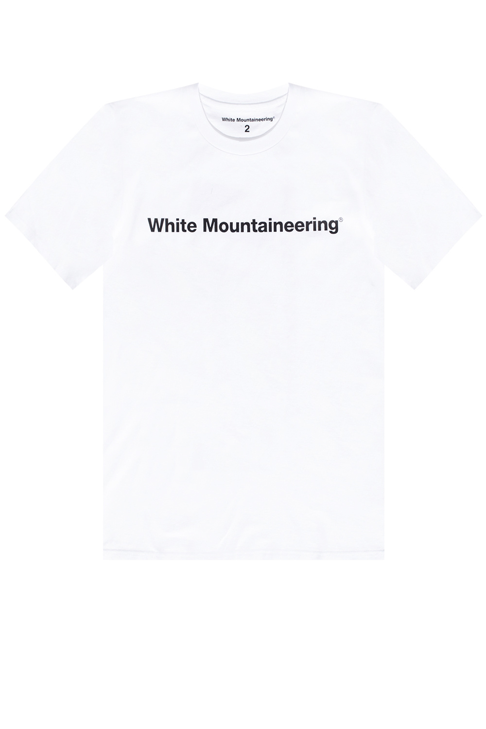 WHITE MOUNTAINEERING｜SHORT-SLEEVED ROUND NECK T-SHIRTS Logo T - shirt White Mountaineering - SchaferandweinerShops